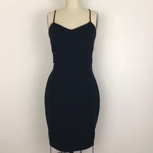 Express stretch lace back dress